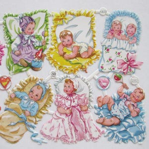 Vintage Scraps - Babies PZB 1357 Vintage Scraps - Babies PZB 1357