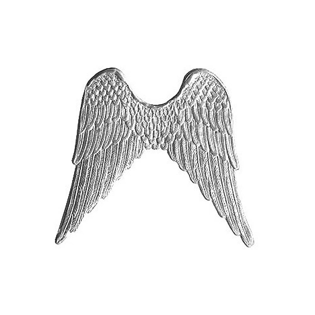 4 Large Angel Wings Silver Dresden Angels Foil Paper Wing - Etsy