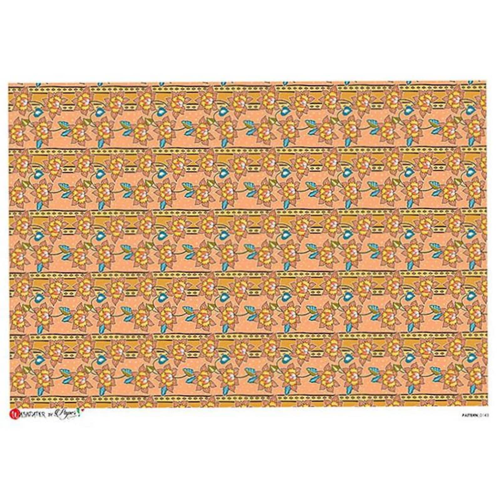 From Italy 2 Sheets Italian Rice Paper Decoupage Striped Art Deco ...