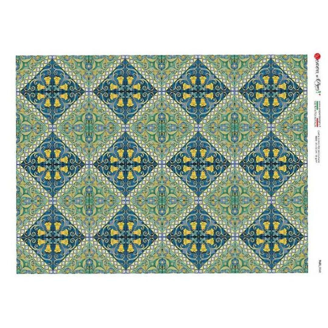From Italy 2 Sheets Italian Rice Paper Decoupage Tiles RCP-TL-48 X2 - Etsy