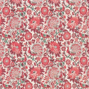 From Italy 2 Sheets Florentine Flower and Peacock Print Italian Paper ~ Tassotti IPT643R x2