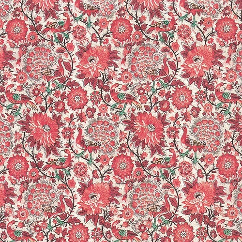 2 Sheets Traditional Florentine Print Italian Paper in Reds Etsy