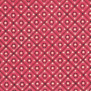 2 Sheets Italian Red and Black Dot and Grid Print Paper  ~ Carta Varese Italy  IPV818R x2