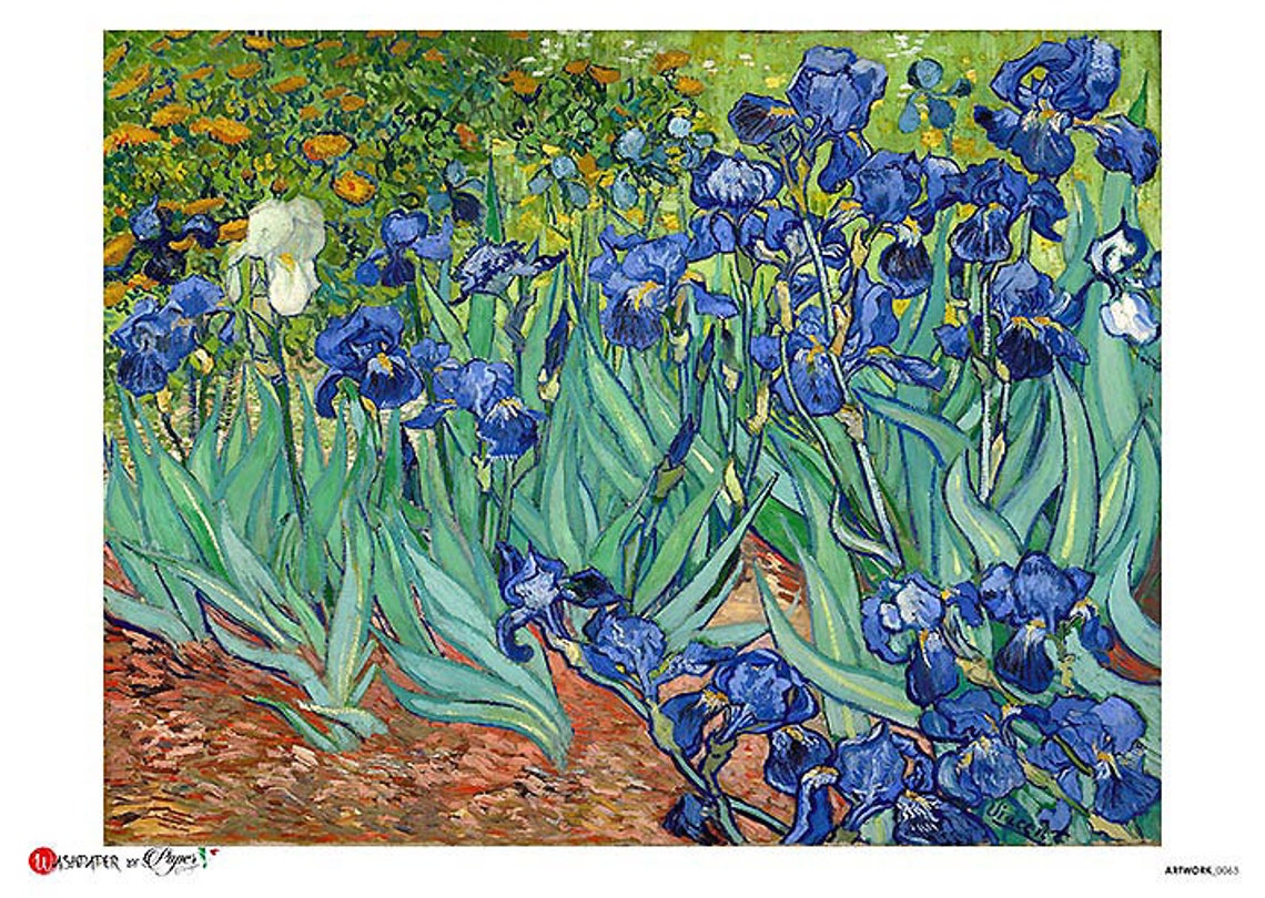 2 Sheets Italy Rice Paper Decoupage Van Gogh RCP-AW-63 X2 - Etsy