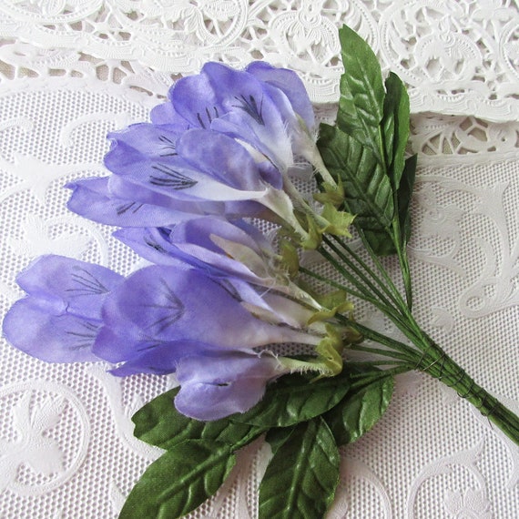 12 flores de millinery guisantes dulces flores de tela en - Etsy México 12 flores de millinery guisantes dulces flores de tela en - Etsy México