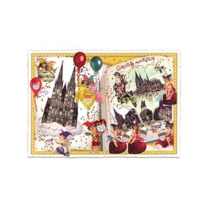 5 Germany Postcards Cologne Koln Five Matching German Cards  PK13