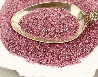 Germany German Glass Glitter 2 Ounces Light Pink In Jar Fine Grit ~ GG90-LTP