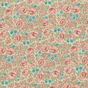 2 Sheets Pink Liberty Floral Print Italian Paper ~ Carta Varese Italy  IPV858PKBL x2