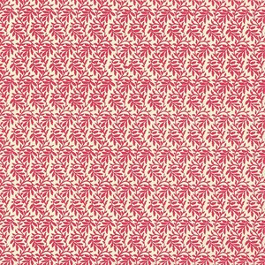 2 Sheets Italian Red Petite Leaf Print Paper ~ Carta Varese Italy  IPV851R x2