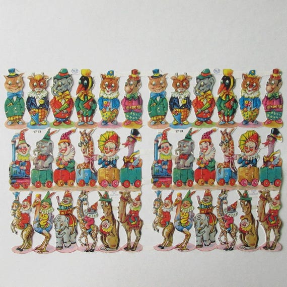 Vintage Scraps - The Circus Vintage Scraps - The Circus