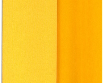 Gloria Doublette Double Sided Crepe Paper For Flower Making Made In Germany Goldenrod And Yellow  #3404