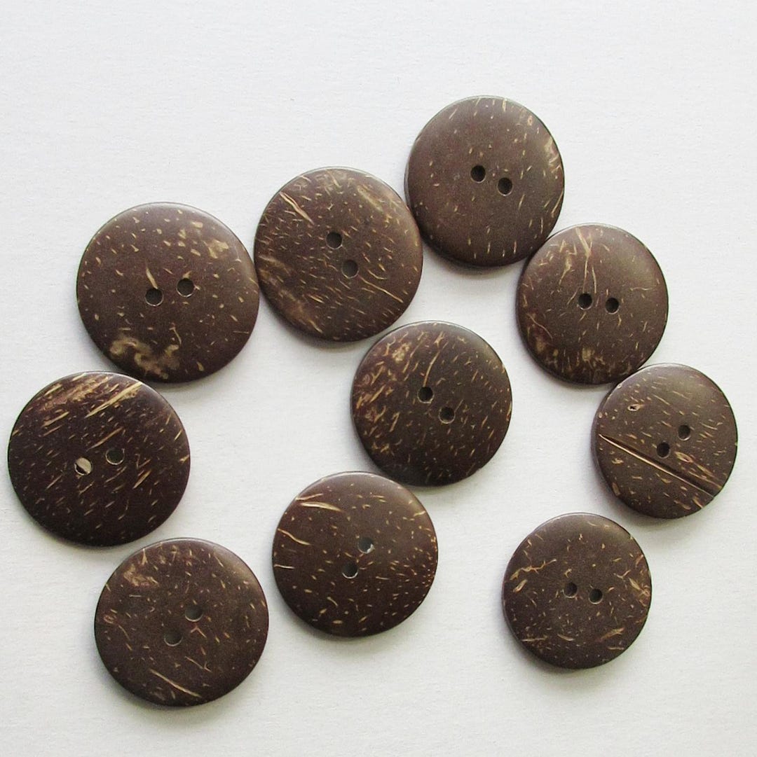 10 Coconut Buttons Medium Size 3/4" Each HK34 - Etsy