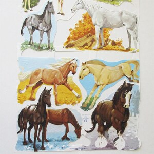 England Die Cut Embossed Paper Scraps Horses Animals MLP Out Of Print 1512