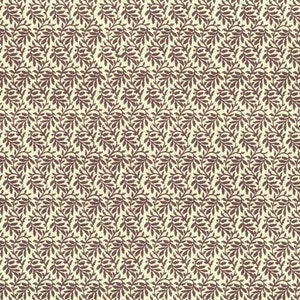 2 Sheets Italian Brown Small Leaves Leaf Print Paper ~ Carta Varese Italy  IPV851BRN x2