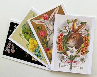 From Holland 4 Assorted Dutch Easter Postcards Vintage Style Cards Netherlands #22