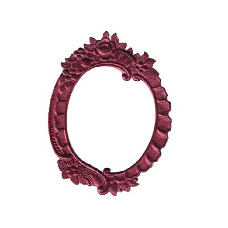 2 Germany Paper Foil Burgundy Large Dresden Frame Frames DFW38BU