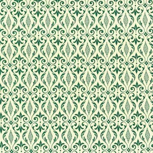 2 Sheets Green Geometric Print Italian Paper ~ Carta Varese Italy IPV836GR x2