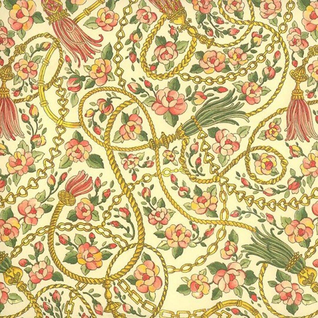 2 Sheets Italy Paper Tassels and Flowers Italian Papers Carta Varese