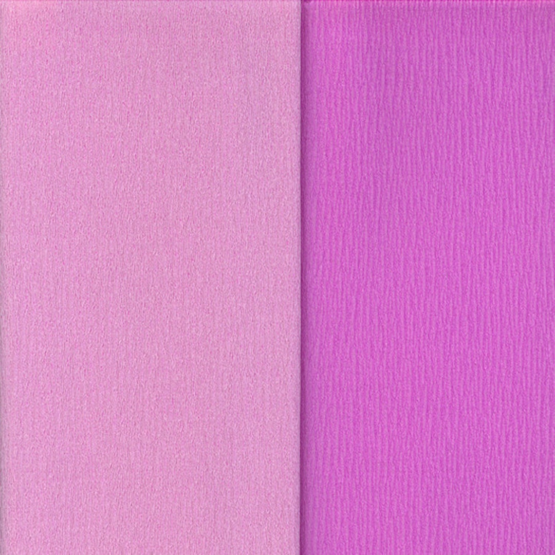 Gloria Doublette Double Sided Crepe Paper for Flower Making Made in Germany  Lilac and Orchid 3353 