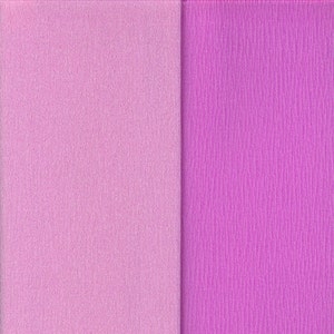 Gloria Doublette Double Sided Crepe Paper For Flower Making Made In Germany Lilac And Orchid  #3353