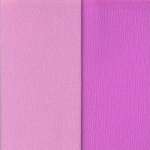 Gloria Doublette Double Sided Crepe Paper For Flower Making Made In Germany Lilac And Orchid  #3353