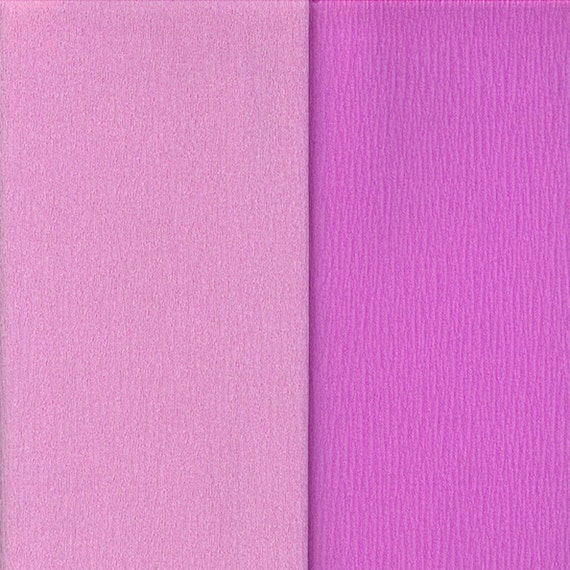Gloria Doublette Double Sided Crepe Paper for Flower Making Made in Germany  Lilac and Orchid 3353 