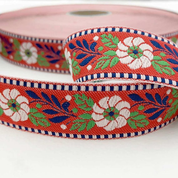 Ribbon: Meadow Flowers - 25mm Ribbon: Meadow Flowers - 25mm