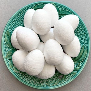 10 Spun Cotton Eggs Easter Egg Czech Republic SC307 x2