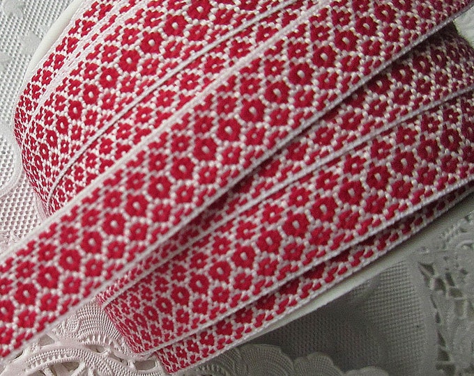 4 Yards Sweden Swedish Costume Trim Authentic Folkloric Jacquard Trim ...