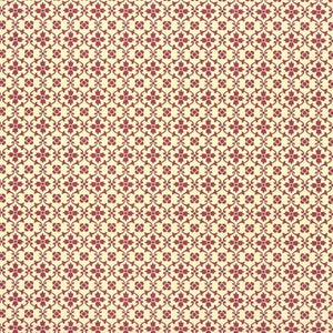 2 Sheets Burgundy Kitchen Flower Print Italian Paper ~ Carta Varese Italy  IPV806BU x2