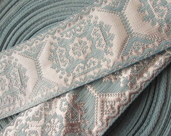 4 Yards Vintage Japan Jacquard Sewing Ribbon 111/16