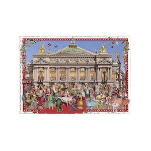 5 Germany Postcards Opera House Paris Five Matching German Cards  PK267