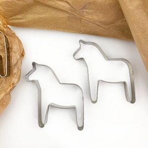 Sweden Dala Horse Dalahast Cookie Cutter Stainless Steel Swedish Made CCU-001