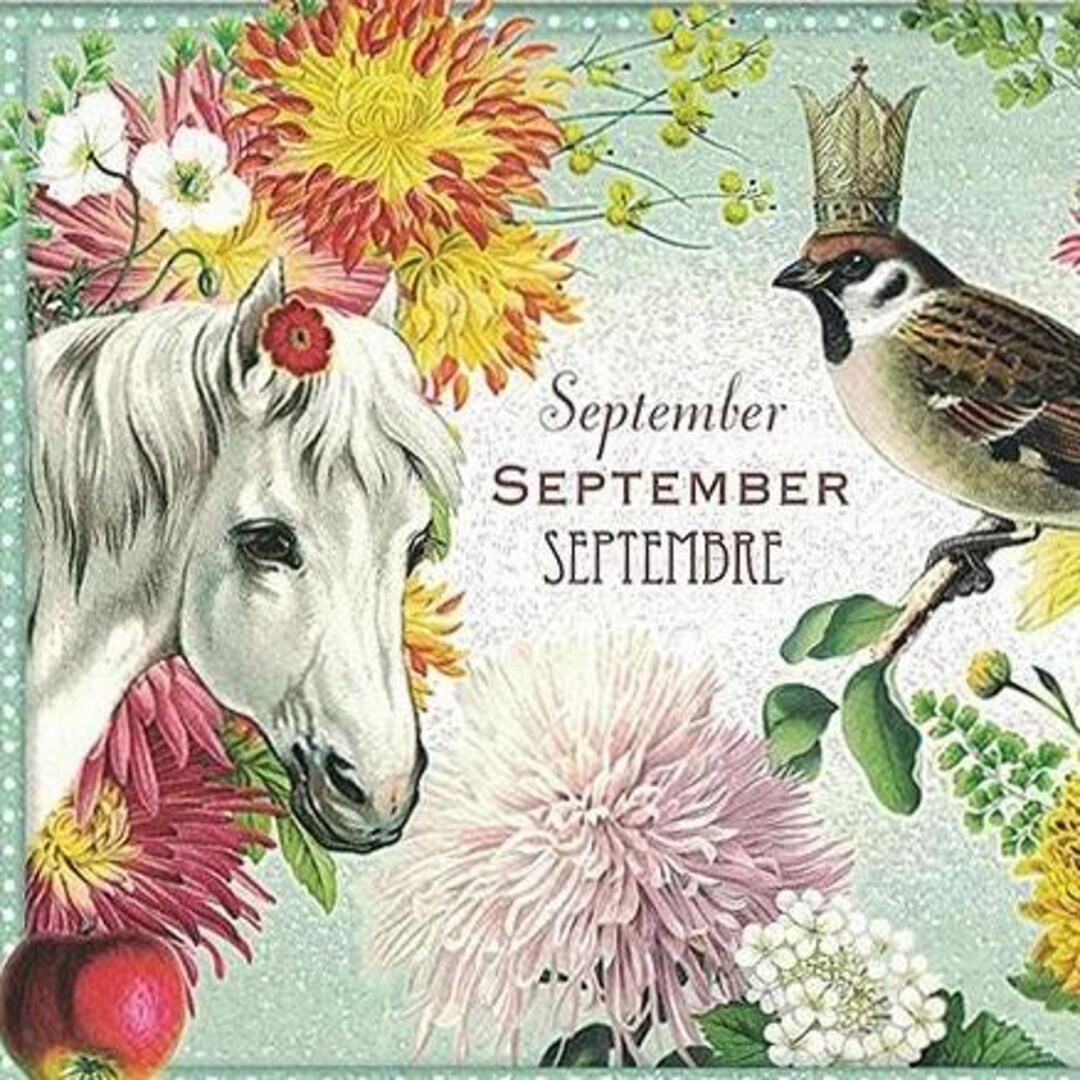 5 Germany Postcards Month of September Five Matching German Cards ...