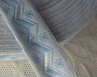 4 Yards Czech Woven Fabric Traditional Folkloric Trim Jacquard