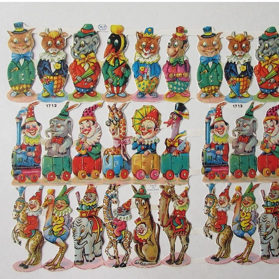 Vintage Scraps - The Circus Vintage Scraps - The Circus