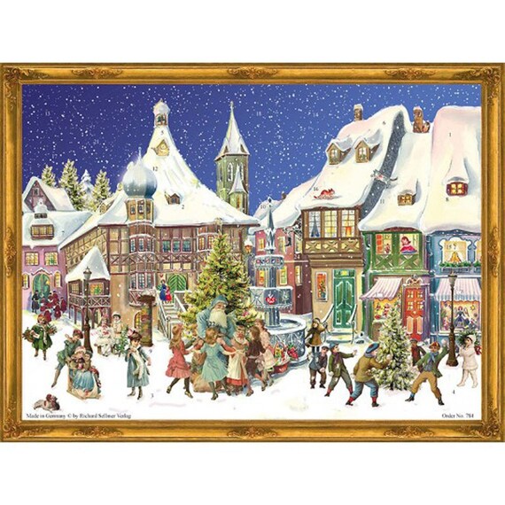 Deutschland Adventskalender Viktorianischen Dorf Etsy