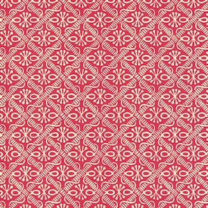 2 Sheets Italian Red Octopus Print Paper ~ Carta Varese Italy  IPV875R x2
