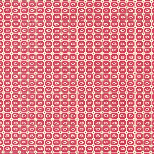 2 Sheets Italian Red Geometric Print Paper ~ Carta Varese Italy  IPV877R x2