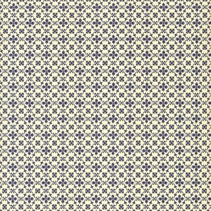 2 Sheets Blue Kitchen Flower Print Italian Paper ~ Carta Varese Italy  IPV806B x2