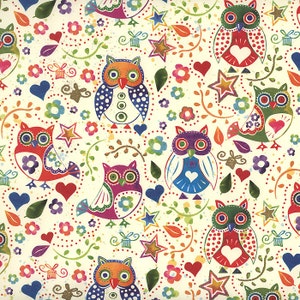 2 Sheets Country Owls Italian Print Paper ~ Carta Fiorentina Italy IPF003 x2