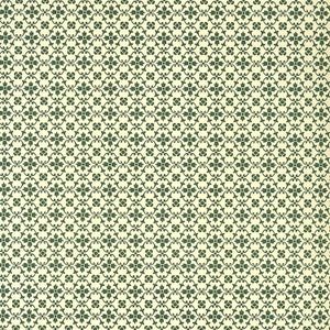 2 Sheets Green Kitchen Flower Print Italian Paper ~ Carta Varese Italy  IPV806G x2