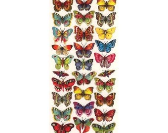3 Sheets Self Adhesive Butterfly Stickers STKC14