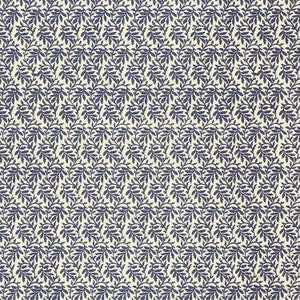 2 Sheets Italian Blue Petite Leaf Print Paper ~ Carta Varese Italy IPV851BL x2