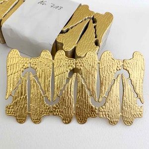 From Germany 24 Dresden Half Wings Gold Foil Paper DFW713G x2