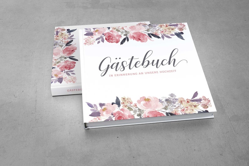 Gästebuch Lila