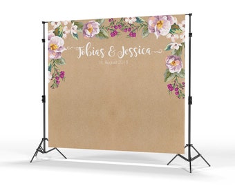 Fotobox Backdrop Hintergrund Kraft-Look Flieder