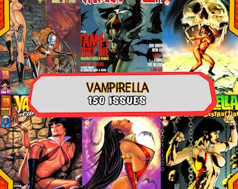 A collection of digital downloadable comics - &#39;Vampirella &#39;. 1993-2005/150 issues | Instant download