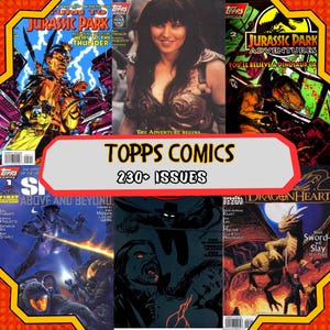 Collection of digital downloadable comics - &#39;Topps Comics&#39;. 1993-1998/230 issues | Instant download
