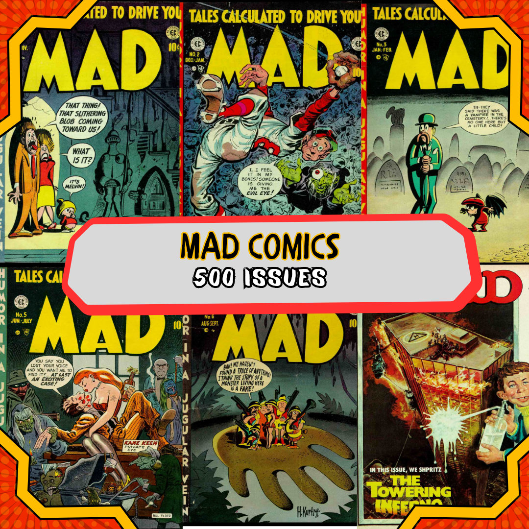 ④ マッドマガジン MADMAGAZINE ビンテージ 冊子 雑誌 Mad Magazine Complete Set From Lot Of Rare Issues & Special